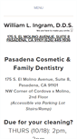 Mobile Screenshot of pasadena-dentist.com